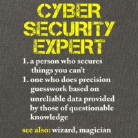 Funny Cybersecurity Definition Expert Computer Engineer TShirt Cotton Canvas Backpack