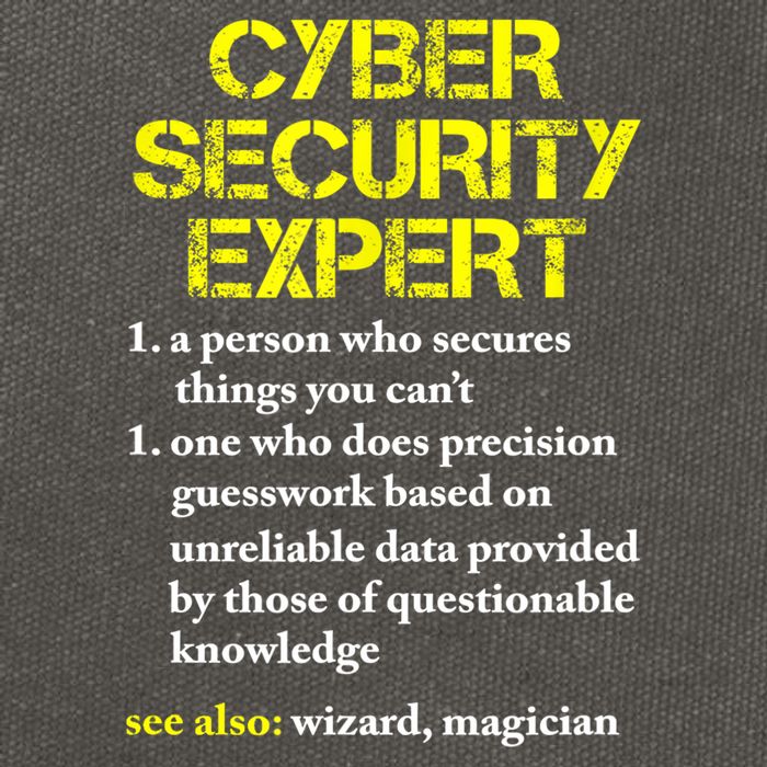 Funny Cybersecurity Definition Expert Computer Engineer TShirt Cotton Canvas Backpack