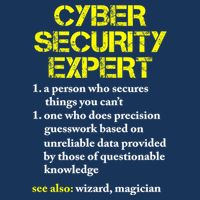 Funny Cybersecurity Definition Expert Computer Engineer TShirt Infant Baby Jersey Bodysuit