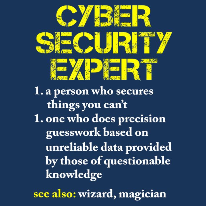 Funny Cybersecurity Definition Expert Computer Engineer TShirt Infant Baby Jersey Bodysuit