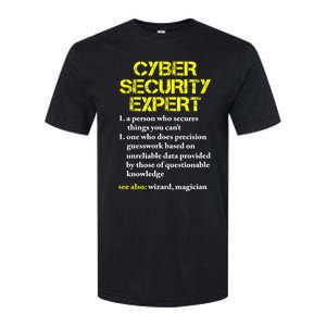 Funny Cybersecurity Definition Expert Computer Engineer TShirt Softstyle CVC T-Shirt