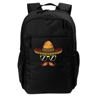 Funny Cinco De Mayo Funny Sombrero Hat With Sunglass Daily Commute Backpack