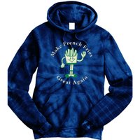 Funny Conservative Donald Trump Make French Fries Great Again Tie Dye Hoodie