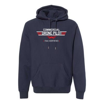 FAA Certified Drone Pilot Commercial Quadcopter RC Gift Premium Hoodie