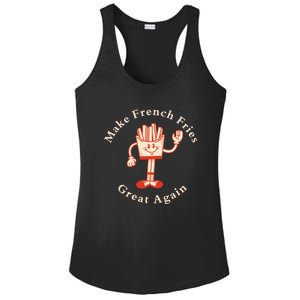 Funny Conservative Donald Trump Make French Fries Great Again Ladies PosiCharge Competitor Racerback Tank