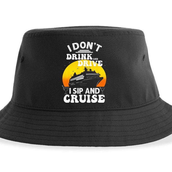 Funny Cruise Design For Women Cruise Vacation Boat Trip Sustainable Bucket Hat