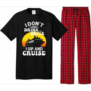 Funny Cruise Design For Women Cruise Vacation Boat Trip Pajama Set