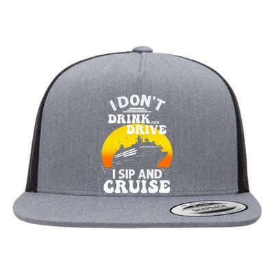 Funny Cruise Design For Women Cruise Vacation Boat Trip Flat Bill Trucker Hat