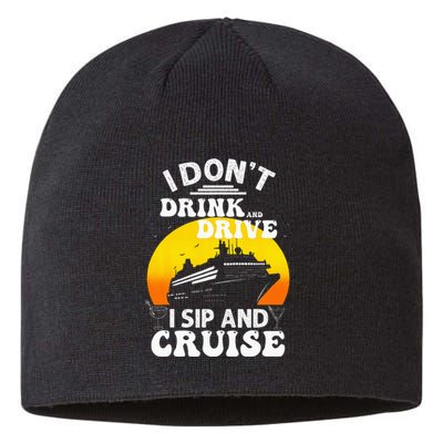 Funny Cruise Design For Women Cruise Vacation Boat Trip Sustainable Beanie