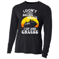 Funny Cruise Design For Women Cruise Vacation Boat Trip Cooling Performance Long Sleeve Crew