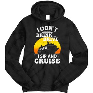 Funny Cruise Design For Women Cruise Vacation Boat Trip Tie Dye Hoodie