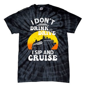 Funny Cruise Design For Women Cruise Vacation Boat Trip Tie-Dye T-Shirt