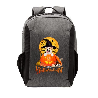 Funny Corgi Dog Spooky Halloween Vector Backpack