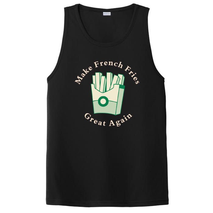 Funny Conservative Donald Trump Make French Fries Great Again PosiCharge Competitor Tank