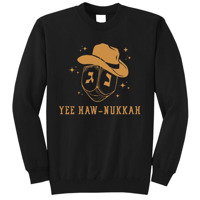 Funny Cowboy Dreidel Hanukkah Chanukah Yee Haw Nukkah Sweatshirt