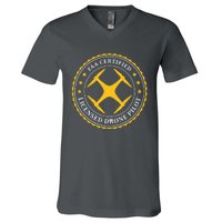 FAA Certified Drone Pilot V-Neck T-Shirt