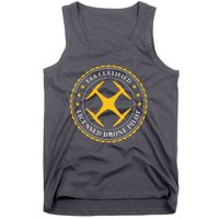 FAA Certified Drone Pilot Tank Top