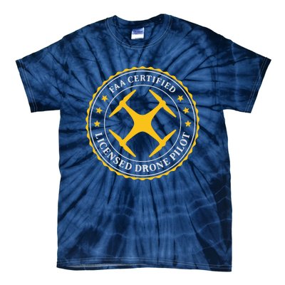 FAA Certified Drone Pilot Tie-Dye T-Shirt