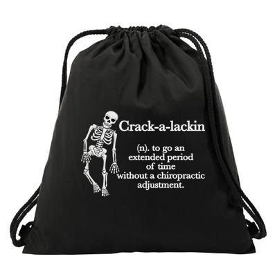 Funny Chiropractor Definition Chiropractic Drawstring Bag