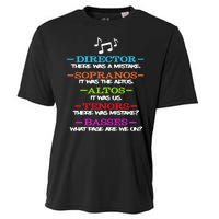 Funny Choir Director Soprano Alto Tenor Bass Show Choir Joke Cooling Performance Crew T-Shirt