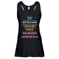 Funny Choir Director Soprano Alto Tenor Bass Show Choir Joke Ladies Essential Flowy Tank