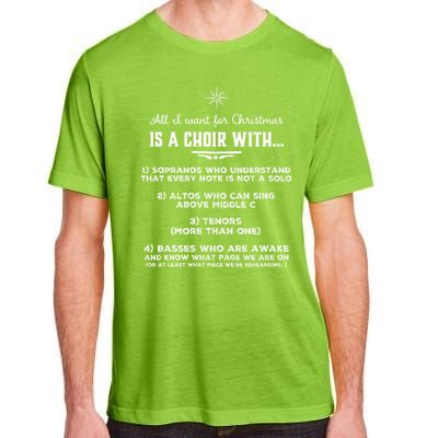 Funny Choir Director Design The Perfect Christmas Gift! Adult ChromaSoft Performance T-Shirt