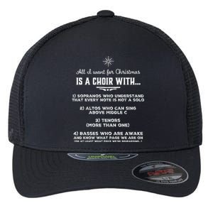 Funny Choir Director Design The Perfect Christmas Gift! Flexfit Unipanel Trucker Cap