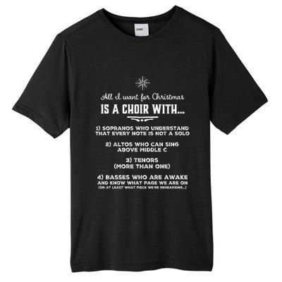 Funny Choir Director Design The Perfect Christmas Gift! Tall Fusion ChromaSoft Performance T-Shirt