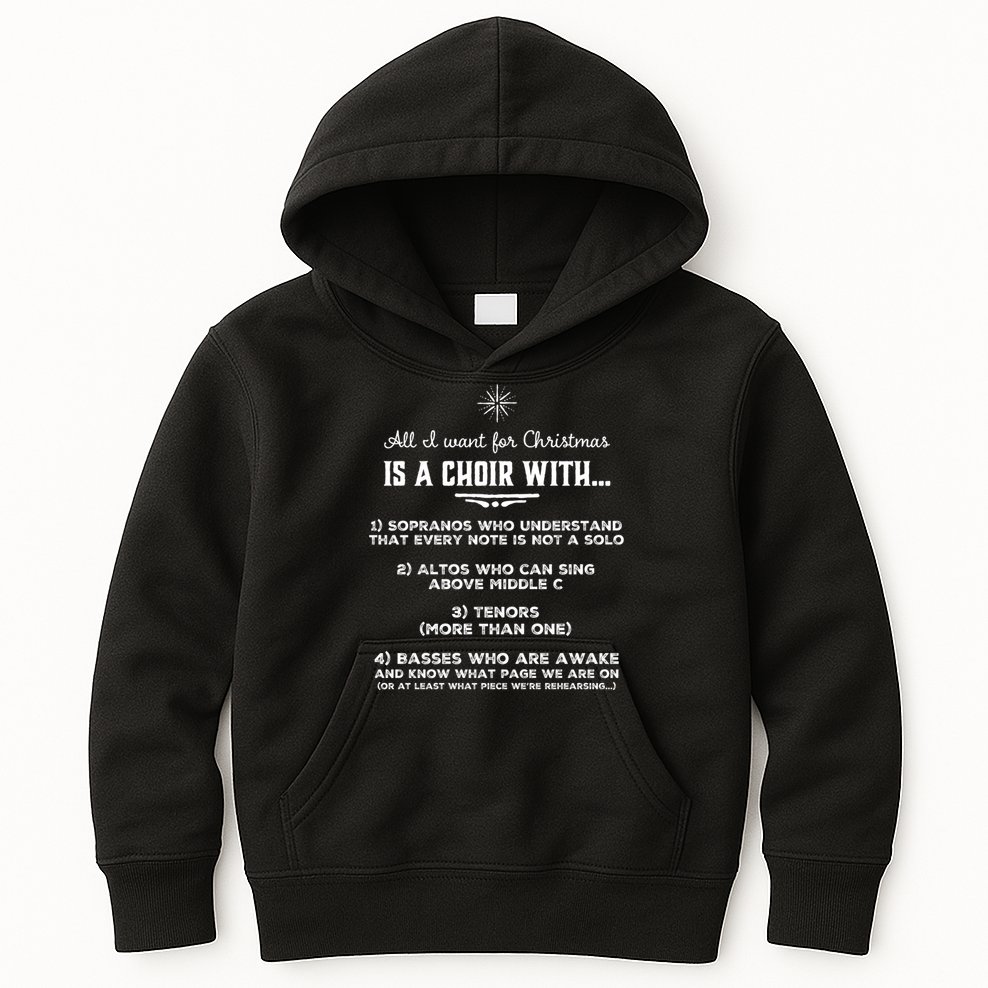 Funny Choir Director Design The Perfect Christmas Gift! Kids Hoodie