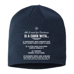 Funny Choir Director Design The Perfect Christmas Gift! Sustainable Beanie