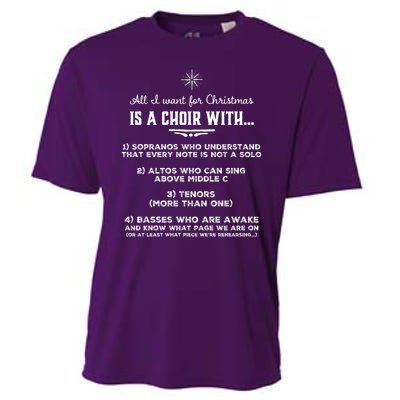 Funny Choir Director Design The Perfect Christmas Gift! Cooling Performance Crew T-Shirt