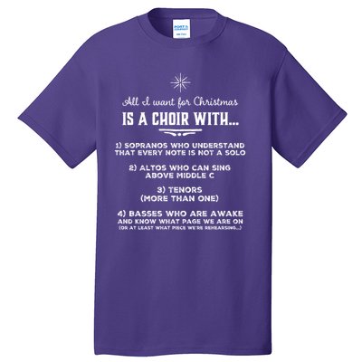 Funny Choir Director Design The Perfect Christmas Gift! Tall T-Shirt