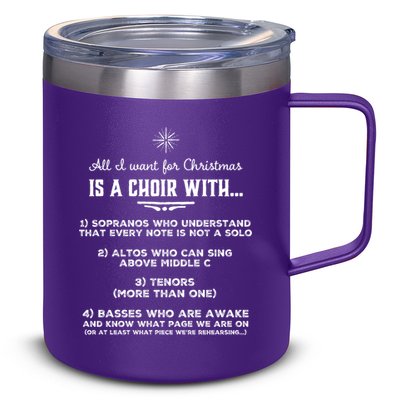 Funny Choir Director Design The Perfect Christmas Gift! 12oz Stainless Steel Coffee Mug