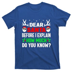 Funny Christmas Dear Santa I Can Explain T-Shirt