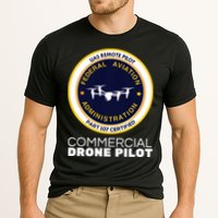 FAA Commercial Drone Pilot Cooling Performance Crew T-Shirt