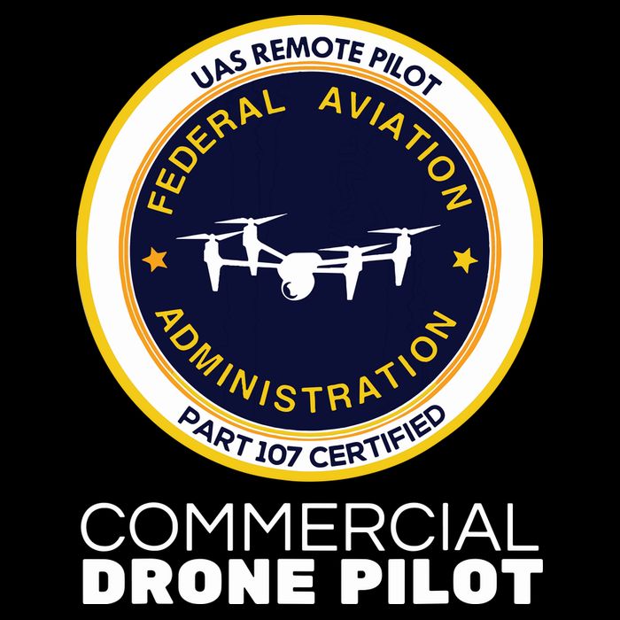 FAA Commercial Drone Pilot Cooling Performance Crew T-Shirt