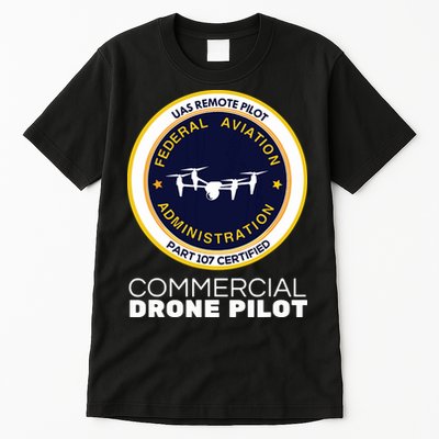 FAA Commercial Drone Pilot Tall T-Shirt