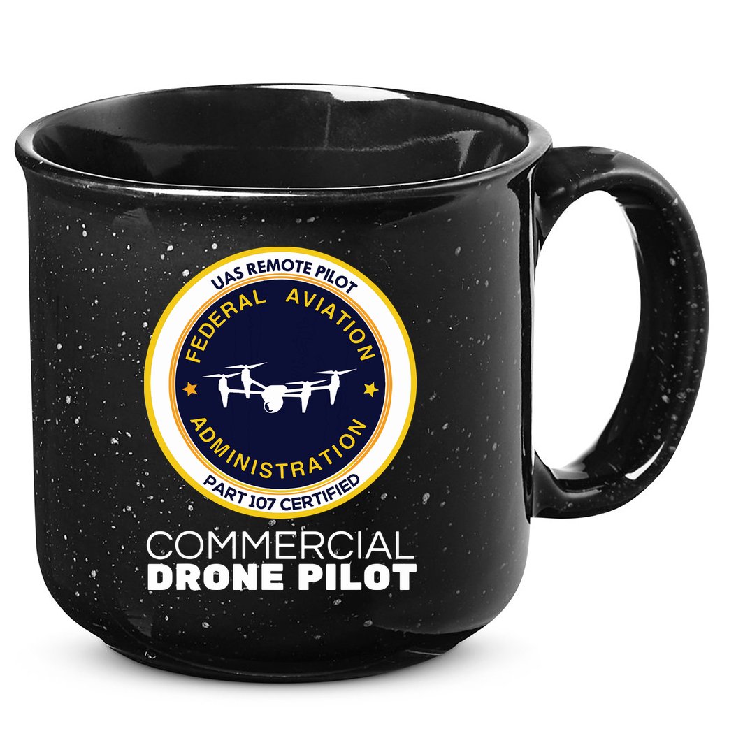 FAA Commercial Drone Pilot 15oz Campfire Ceramic Mug