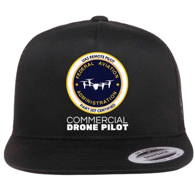FAA Commercial Drone Pilot Flatbill Hat