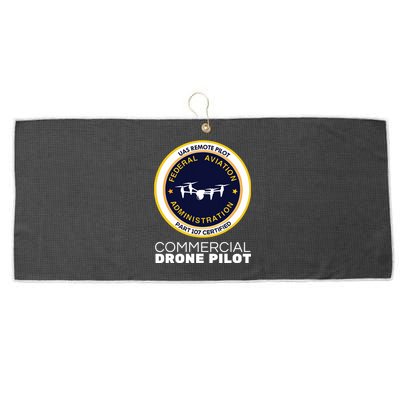 FAA Commercial Drone Pilot Large Microfiber Waffle Golf Towel