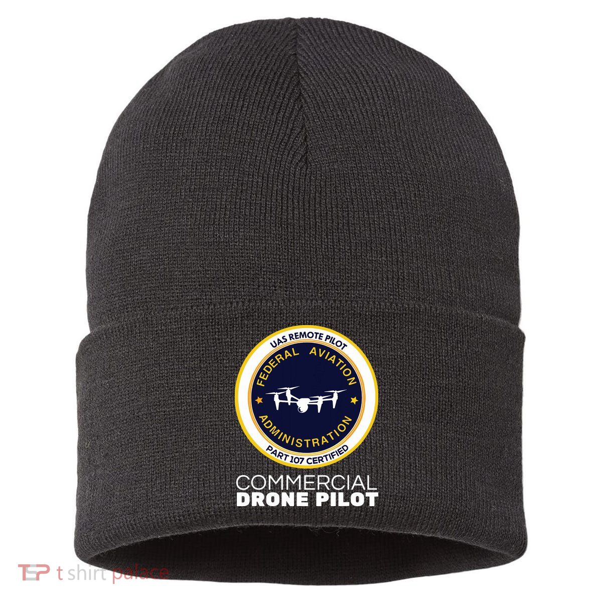 FAA Commercial Drone Pilot Sustainable Knit Beanie