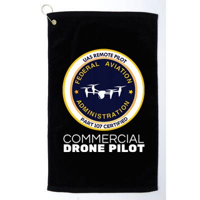 FAA Commercial Drone Pilot Platinum Collection Golf Towel