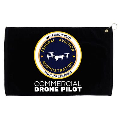 FAA Commercial Drone Pilot Grommeted Golf Towel