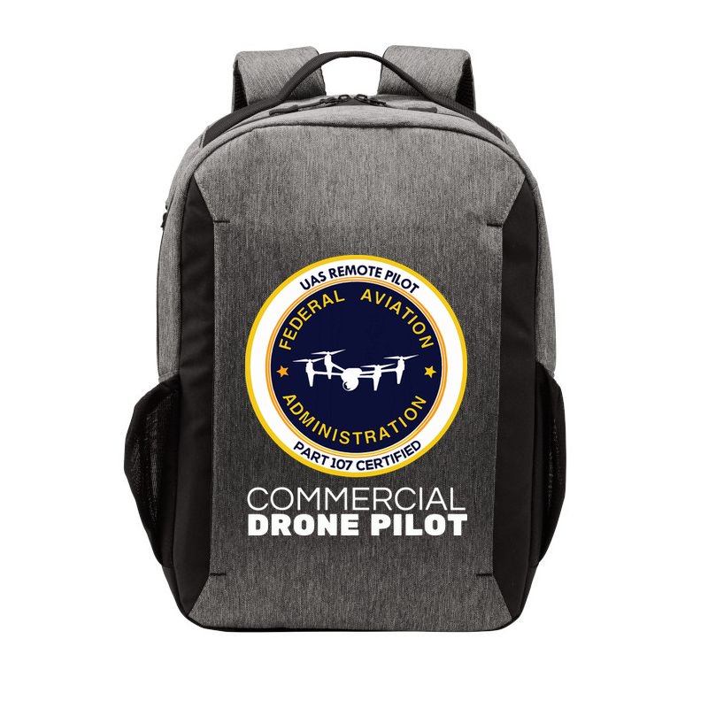 FAA Commercial Drone Pilot Vector Backpack