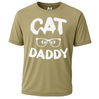 Funny Cat Dad Funny Sunglasses Cat Lover Fathers Day Cooling Performance Crew T-Shirt