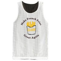 Funny Conservative Donald Trump Make French Fries Great Again Mesh Reversible Basketball Jersey Tank