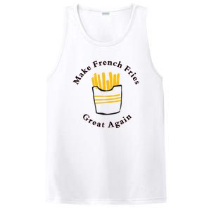 Funny Conservative Donald Trump Make French Fries Great Again PosiCharge Competitor Tank