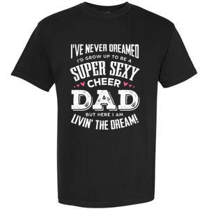 Funny Cheerleading Dad Father Cheer Dad Garment-Dyed Heavyweight T-Shirt