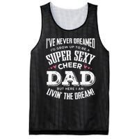 Funny Cheerleading Dad Father Cheer Dad Mesh Reversible Basketball Jersey Tank