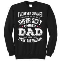 Funny Cheerleading Dad Father Cheer Dad Tall Sweatshirt